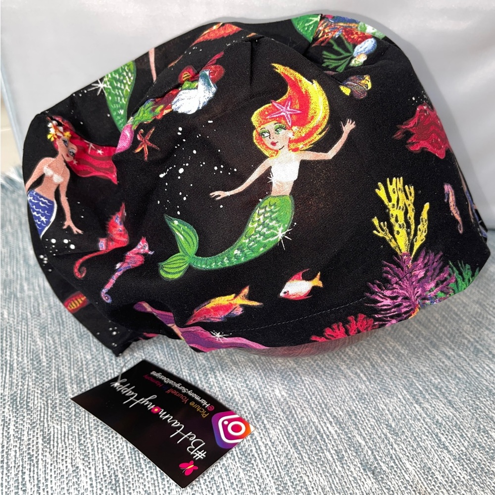 SCRUB HAT NWT EURO STYLE MERMAID HARMONY